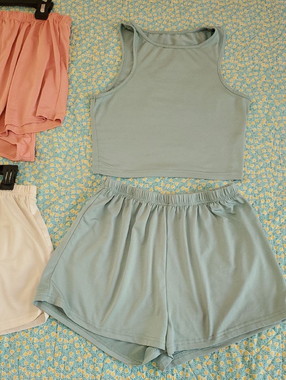 Cute Sage Green PJ Set Sz Sm